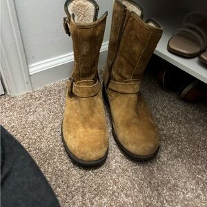 Brown Suede Boots